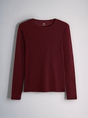 The Set 2 Pack Sheer Long Sleeve and Vests Pink/Burgundy - Image 4 of 7