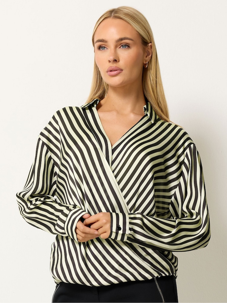 Star by Julien MacDonald Stripe Wrap Blouse - Bild 1 von 5