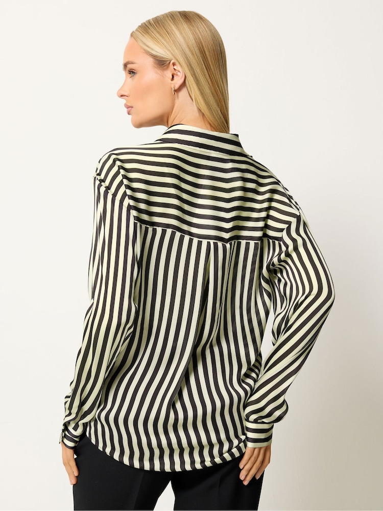 Star by Julien MacDonald Stripe Wrap Blouse - Bild 2 von 5