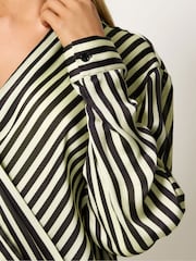 Star by Julien MacDonald Stripe Wrap Blouse - Bild 4 von 5