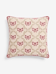 Laura Ashley Green Bow Cushion - Image 1 of 2