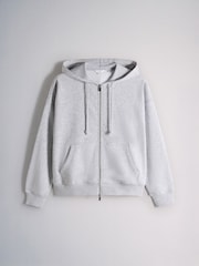 The Set 2 Pack Zip Through Hoodies Brown/Oat Marl - Image 2 of 5
