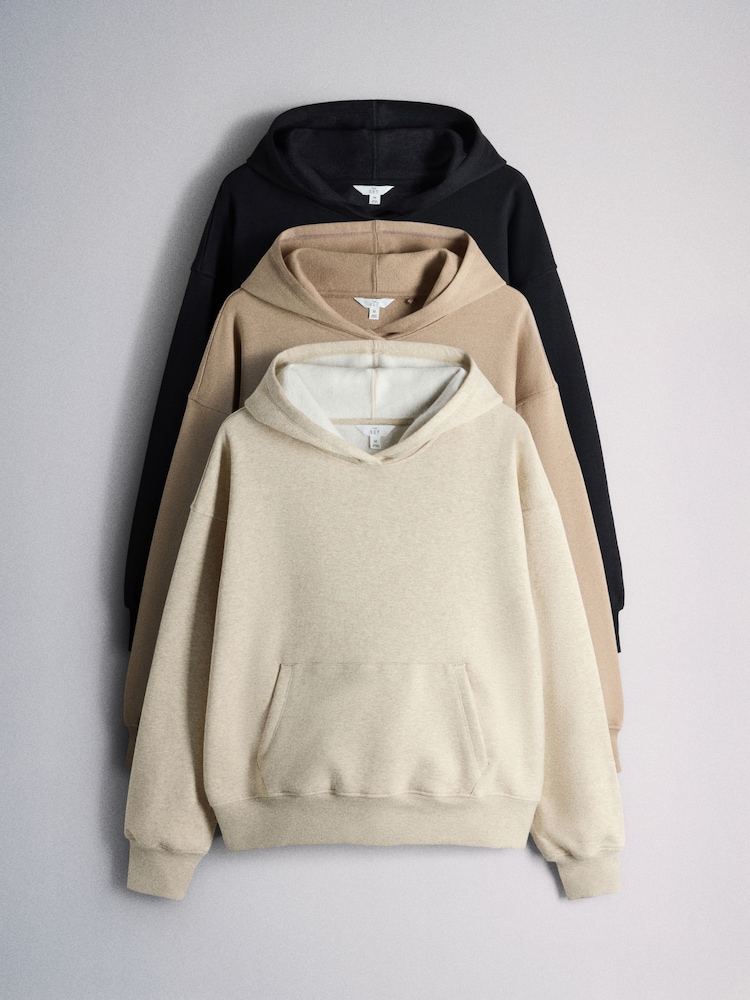 The Set 3 Pack Sweat Hoodies Black - Image 1 of 6
