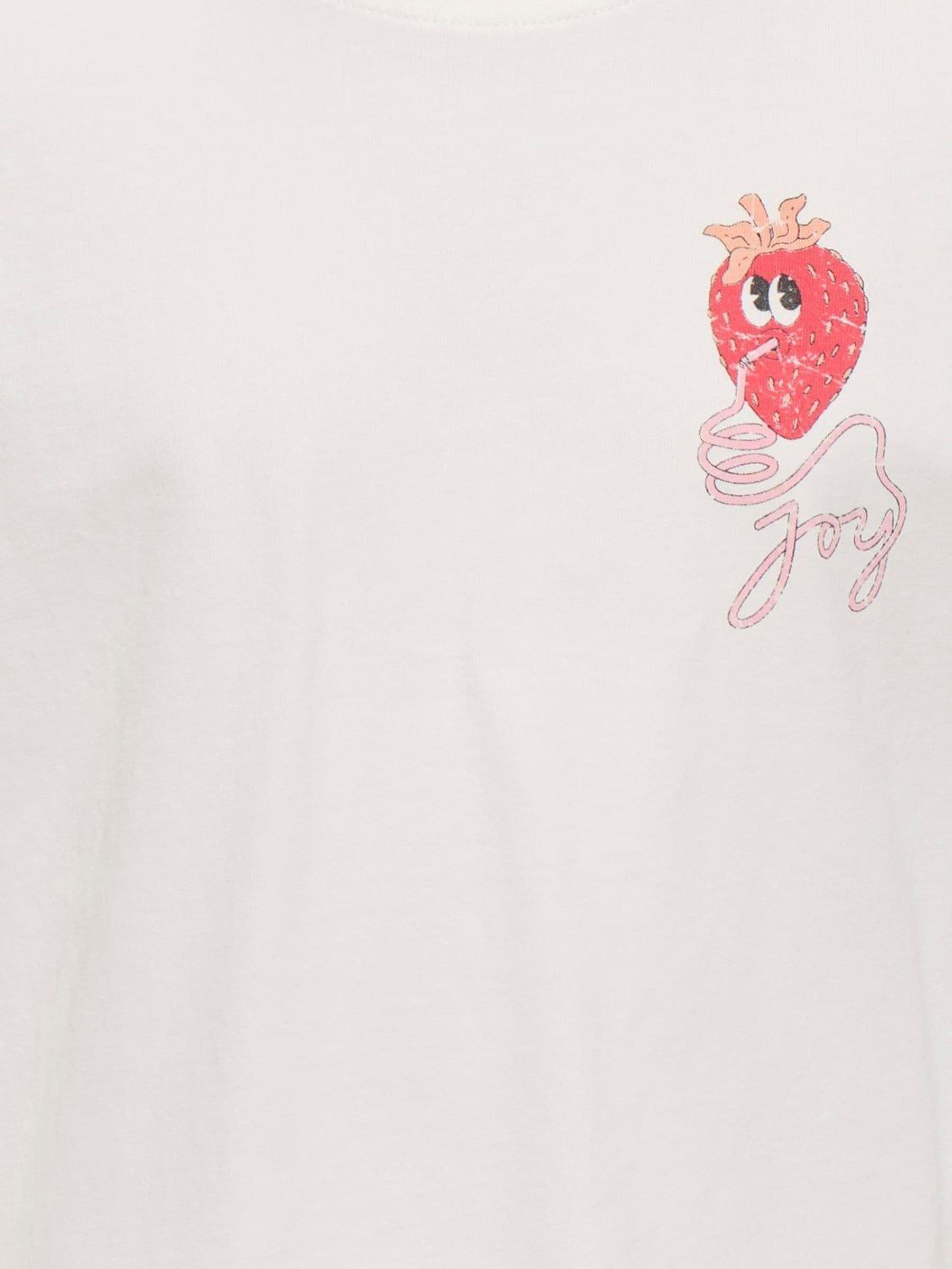 Buy ONLY KIDS White Strawberry Back Print T-Shirt from the Next UK