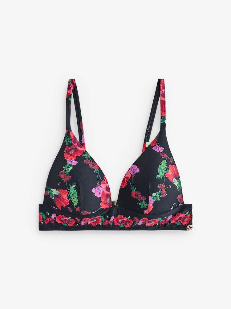 B by Ted Baker 黑色加墊三角比基尼上衣 - 圖片 5，共 5