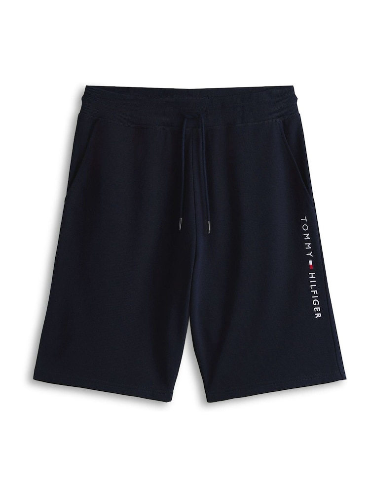 Tommy Hilfiger Blue Lounge Track Shorts - Image 7 of 7 Tommy Hilfiger Blue Lounge Track Shorts - Image 7 of 7