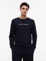 Tommy Hilfiger Blue Lounge Track Top - Image 1 of 5