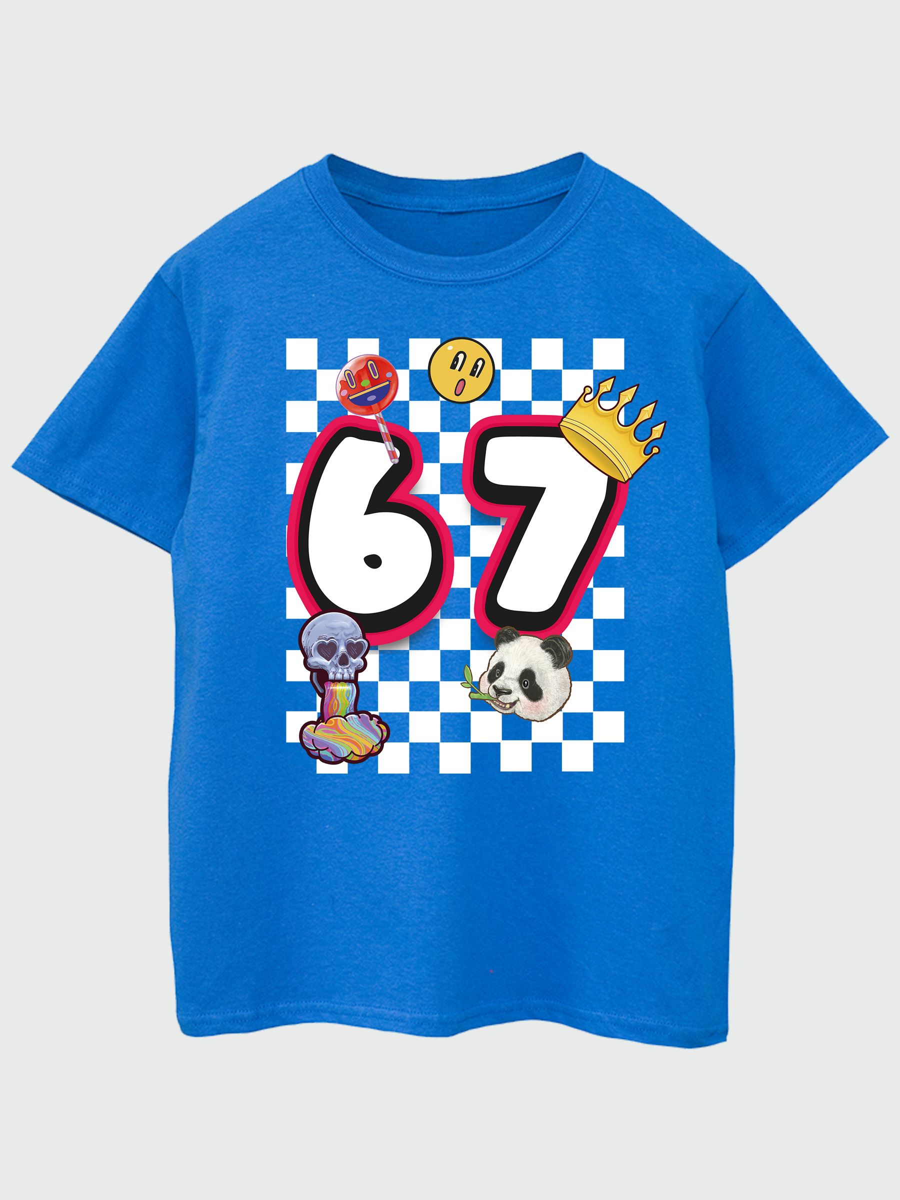 Buy Brands In Blue 67 Doodle T-Shirt from Next Romania