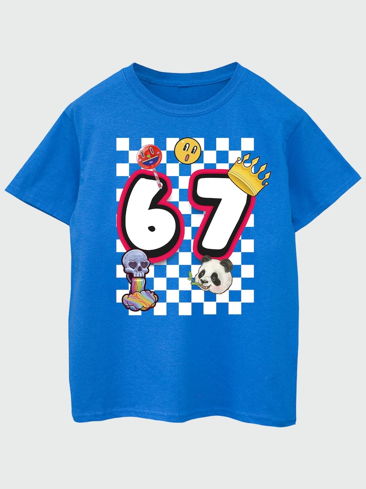 Brands In Blue 67 Doodle T-Shirt - Image 1 of 3