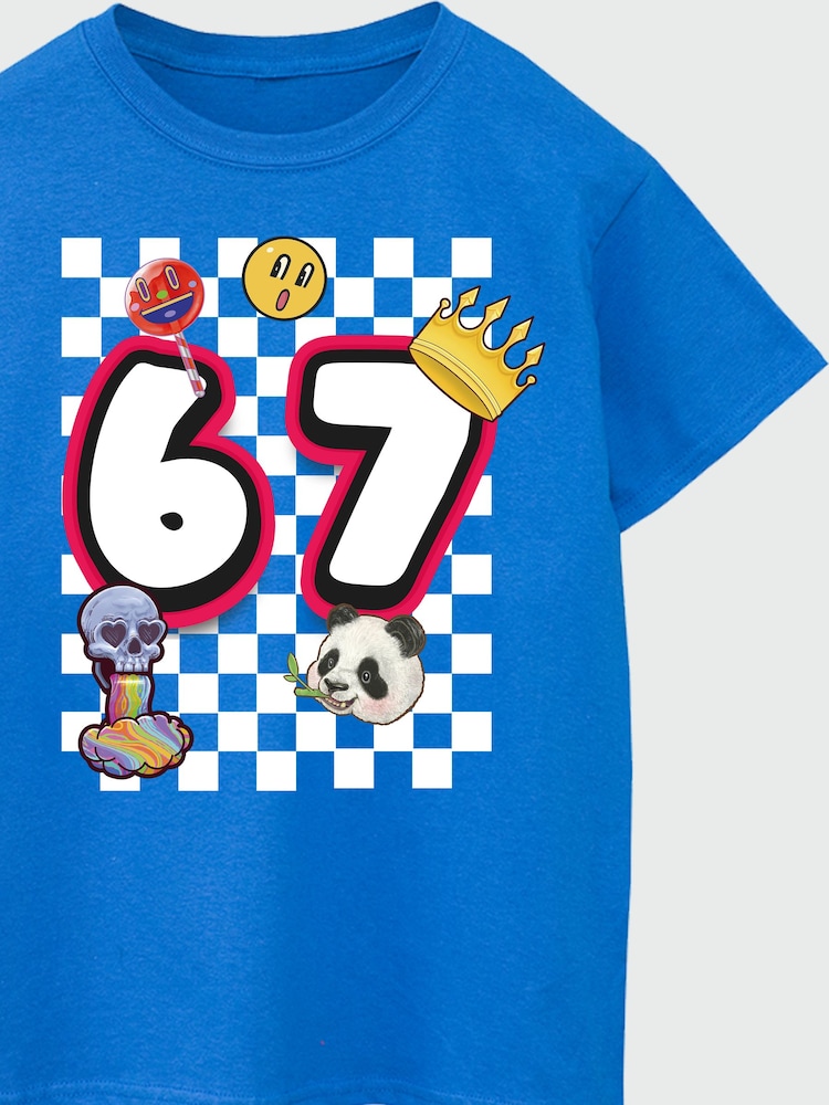 Brands In Blue 67 Doodle T-Shirt - Image 2 of 3