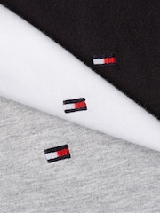 Tommy Hilfiger Grey Cotton T-Shirts 3 Pack - Image 6 of 6