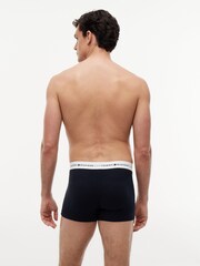 Μπλε - Tommy Hilfiger Cotton Stretch Trunks 3 Pack - Εικόνα 3 του 5