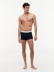 Μπλε - Tommy Hilfiger Cotton Stretch Trunks 3 Pack - Εικόνα 4 του 5