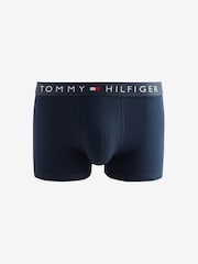 Tommy Hilfiger Black/White/Red Cotton Stretch Trunks 3 Pack - Image 2 of 4