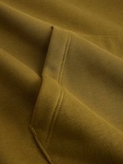 Olive Green Regular Fit Cotton Rich Hoodie - Image 3 of 3
