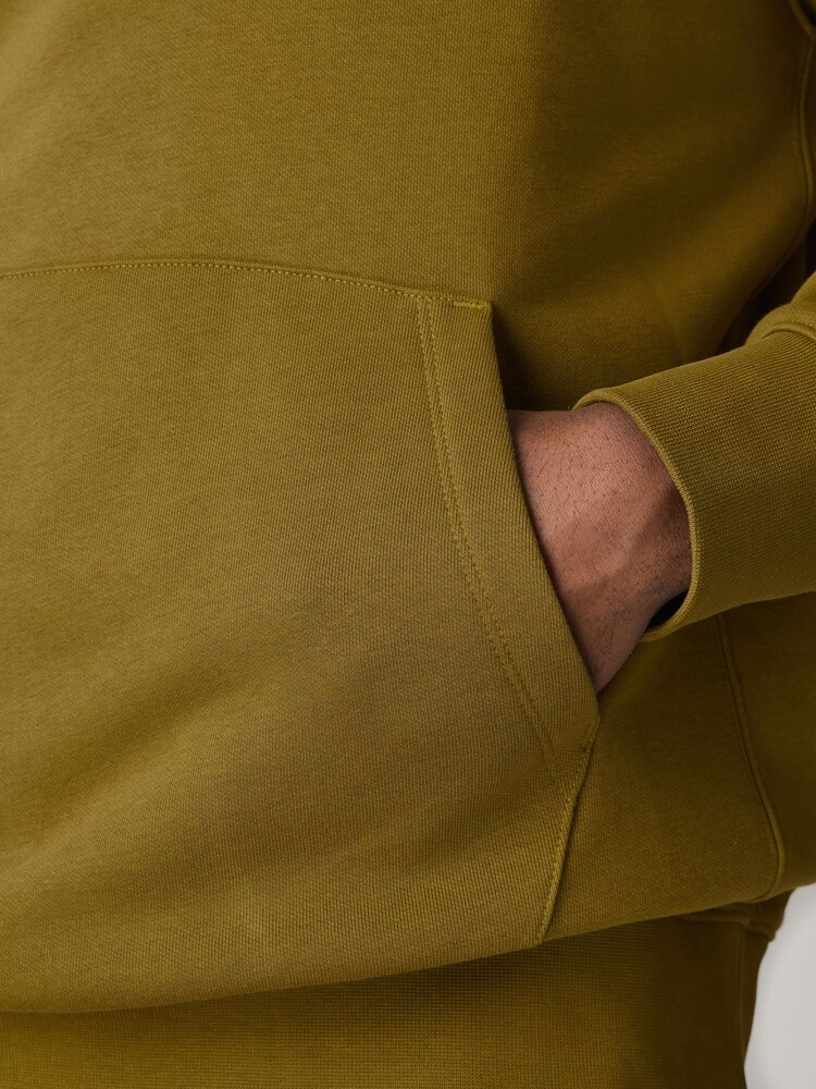 Olive Green Regular Fit Cotton Rich Hoodie - Image 8 of 8