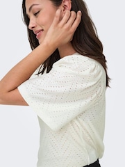JDY JDY White Crochet Look Top - Bild 2 von 6