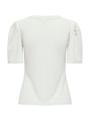 JDY JDY White Crochet Look Top - Bild 6 von 6