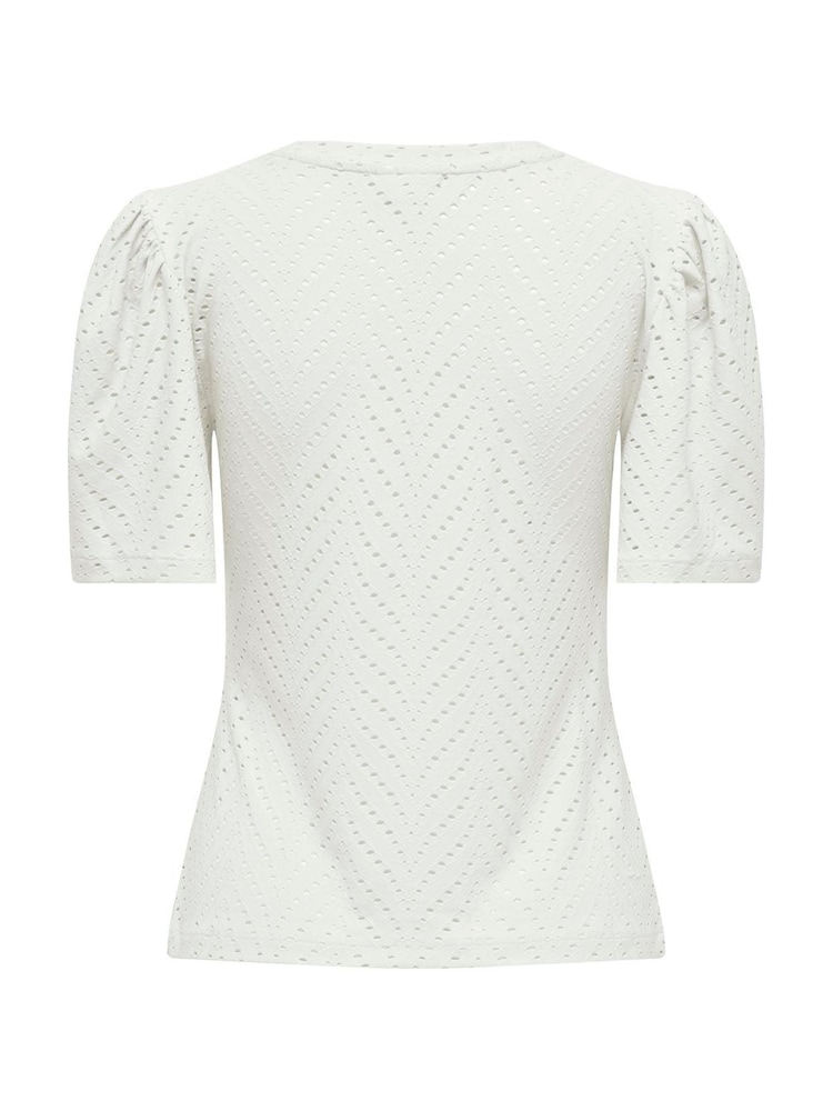JDY JDY White Crochet Look Top - Bild 6 von 6