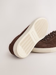 Brown Suede Smart Trainers - Image 4 of 5