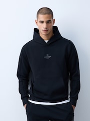 Black Scuba Overhead Hoodie - Image 1 of 5