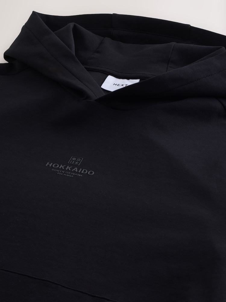 Czarny - Scuba Overhead Hoodie - Obraz 8 z 8