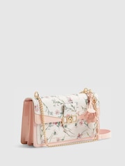 River Island Cream Ditsy Floral Panelled Shoulder Bag - Image 2 of 6