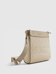 River Island Cream Embossed Monogram Messenger Bag Bundle - Image 3 of 5