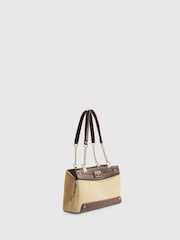 River Island Brown Raffia Chain Handle Shoulder Bag - Image 4 of 5
