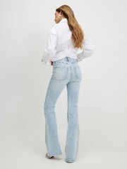 River Island Blue High Rise Sculpt Flare Jeans - Image 4 of 4