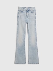 River Island Blue High Rise Sculpt Flare Jeans - Image 5 of 6