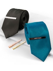 Personalised Groomsmen Tie Clip by Treat Republic - Image 3 of 3