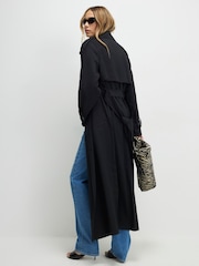 River Island Belted Longline Trench Coat - Image 3 of 4