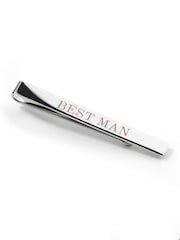 Personalised Groomsmen Tie Clip by Treat Republic - Image 4 of 5