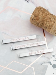 Personalised Groomsmen Tie Clip by Treat Republic - Image 5 of 5