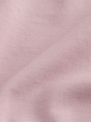 Rose pâle - Coupe ample - T-shirt en coton Essential Col rond - Image 7 de 7