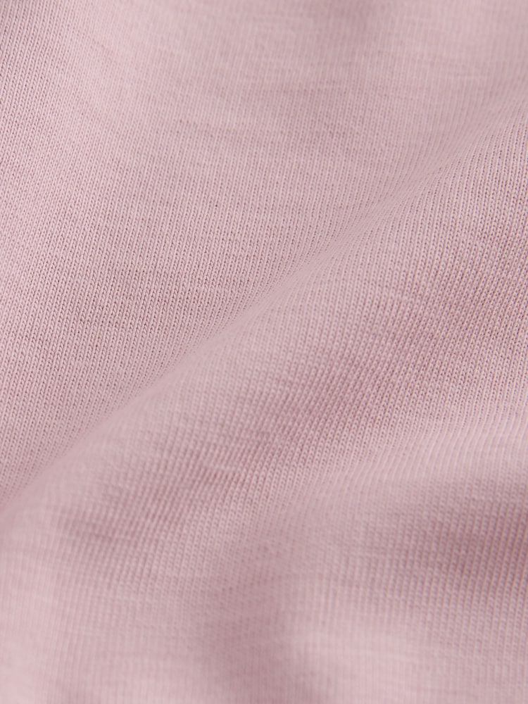 Rose pâle - Coupe ample - T-shirt en coton Essential Col rond - Image 7 de 7