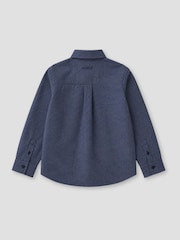 Angel & Rocket Blue Nico Micro Check Shirt - Image 7 of 7
