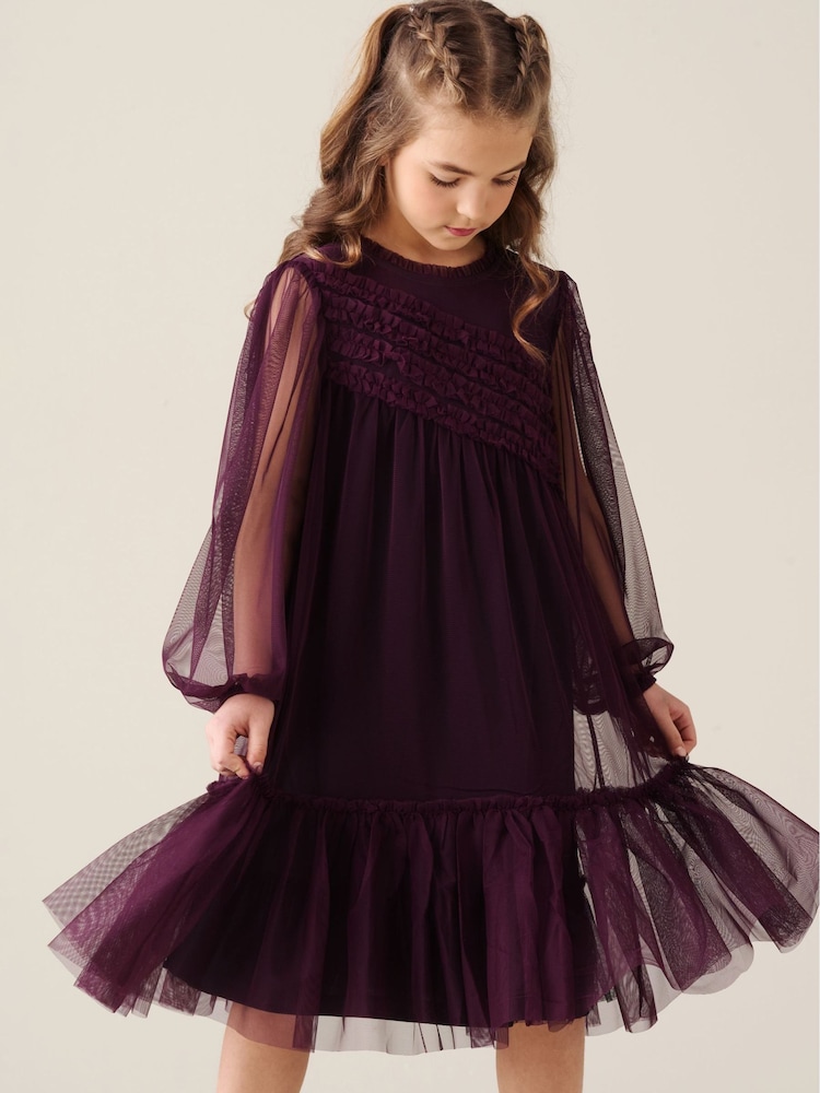 Angel & Rocket Verity Frill Mesh Dress - Bild 2 von 6 Angel & Rocket Verity Frill Mesh Dress - Bild 2 von 6