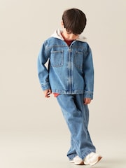 Angel & Rocket Sid Hooded Denim Jacket - 6суретінің 3 суреті