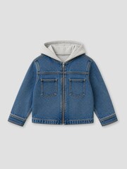 Angel & Rocket Blue Sid Hooded Denim Jacket - Image 7 of 8