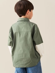 Angel & Rocket Green Leon 2 In 1 Shirt - Image 2 of 7
