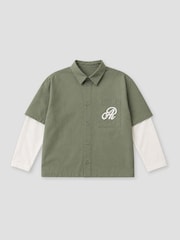 Angel & Rocket Green Leon 2 In 1 Shirt - Image 6 of 7