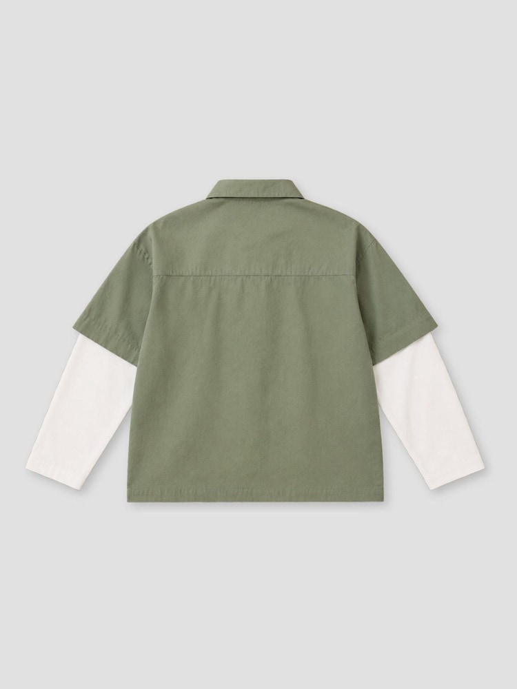 Angel & Rocket Green Leon 2 In 1 Shirt - Image 7 of 7 Angel & Rocket Green Leon 2 In 1 Shirt - Image 7 of 7