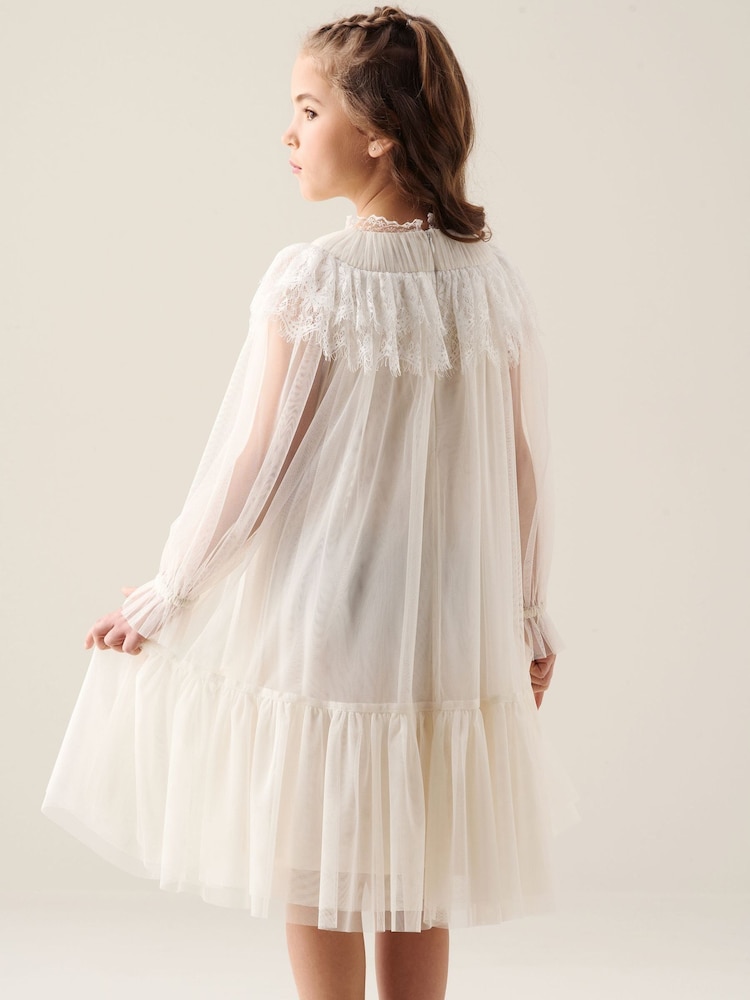Angel & Rocket White Beau Mesh Dress - Image 2 of 5