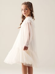 Angel & Rocket White Beau Mesh Dress - Image 4 of 5
