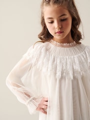 Angel & Rocket White Beau Mesh Dress - Image 5 of 5