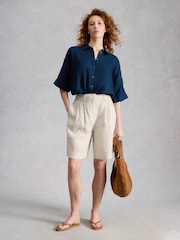 White Stuff White Sasha Shorts - Image 1 of 6