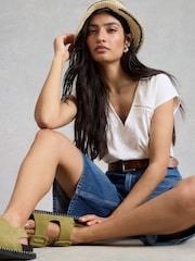 White Stuff White Fliss Floral Top - Image 2 of 6