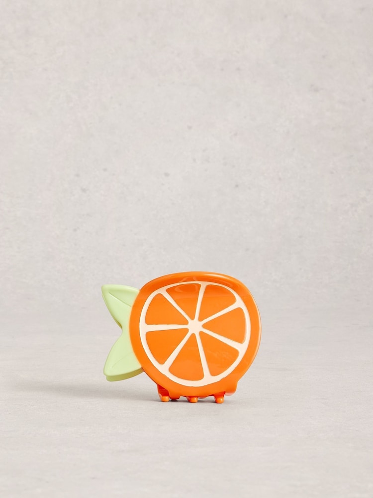 White Stuff Orange Orange Slice Hair Claw Clip - Image 1 of 2